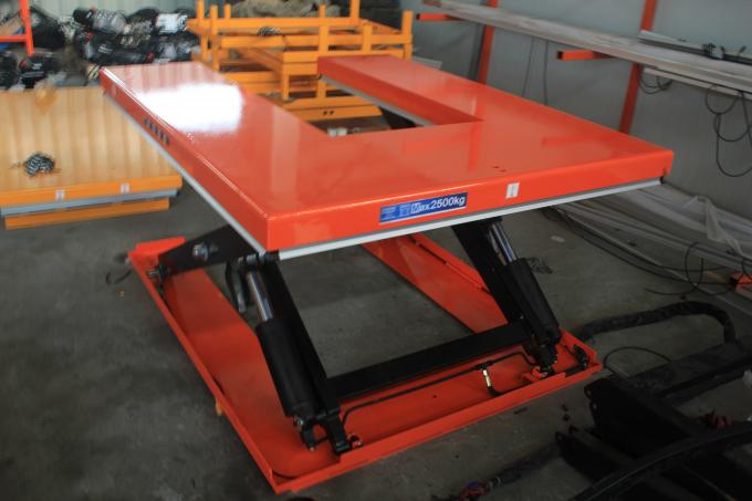 U Shaped Static Electric Lift Table Handing Equipment 1.5 Tons 1450×985mm 1