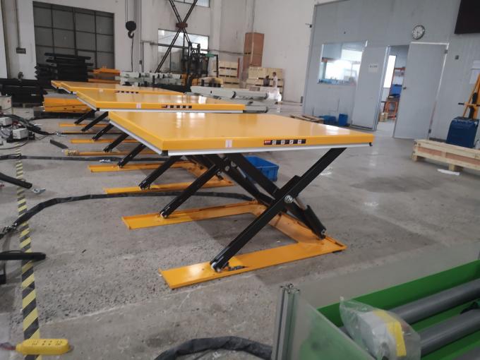 775mm Height Low Profile Lift Tables Mobile Low Profile Pallet Lift Table Safety 0