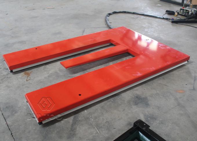 1 Tonne Low Profile Electric Lift Tables Cart Portable Pallet Scissor Lift Table E Shape 1450x1200mm 2