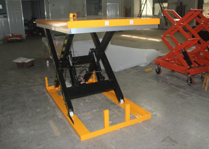 2.2kw Stationary Scissor Electric Lift Tables Hydraulic 2000×850MM Ce Approved 1