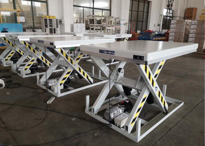 Industrial Stationary Lift Table Automatic Lifting Table For PVC Compounding Feeding System 1