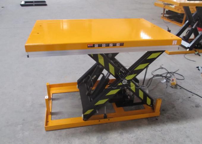 1814kg 4000 Lb Hydraulic Scissor Lift Table Cart Hand Control Power Lifting 0