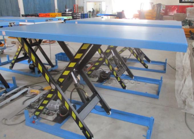 1814kg 4000 Lb Hydraulic Scissor Lift Table Cart Hand Control Power Lifting 2