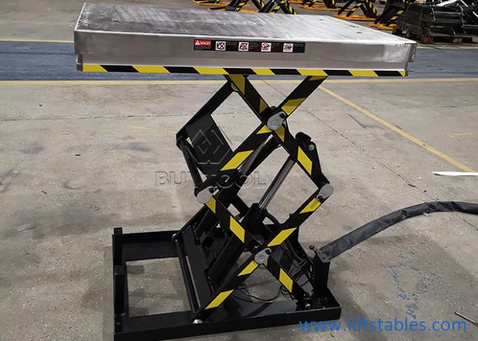 Portable  Electric Mini Scissor Lift Table 350kg 3000 Lb 2000 Lbs Light Weight 1