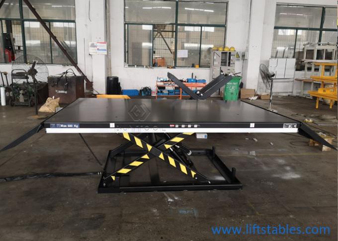 Portable Hydraulic Heavy Duty Motorcycle Lift Table 450kg Mechanics Garage Workshop 2