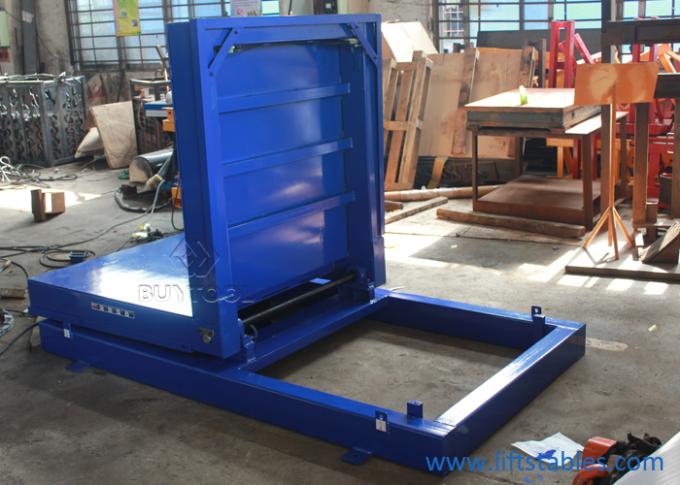 Industrial Electric Lift Table 1000kg 0 To 90 Degrees Flip Platform 0