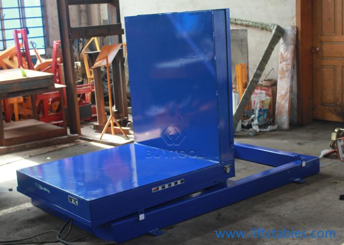 Industrial Electric Lift Table 1000kg 0 To 90 Degrees Flip Platform 1