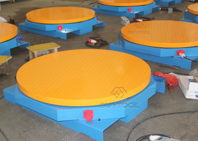 2204lbs Turntable Pallet Wrapper Automatic Pallet Cling Shrink Wrap Machine Turntable 2