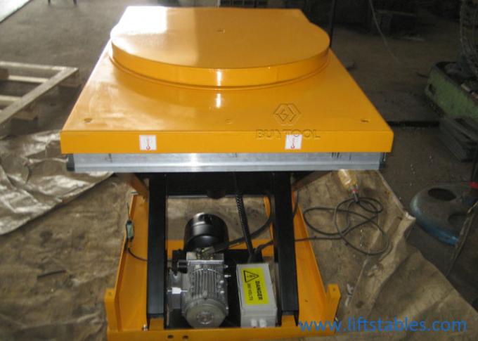 Powered Motorized Rotating Pallet Lift Table 100kg Rotary Round Stage Platform 360 Degree 0