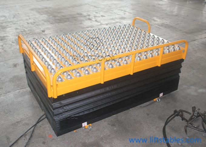 Rolling Ball Stationary Lift Table 300kg 350kg With Integrated Pop Up Ball Transfer Table 0