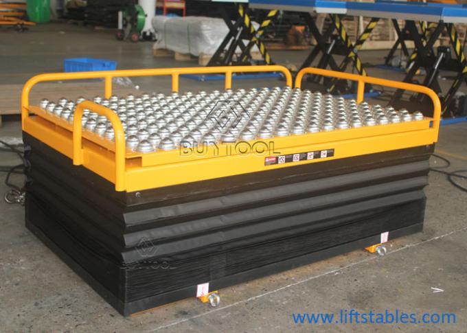 Rolling Ball Stationary Lift Table 300kg 350kg With Integrated Pop Up Ball Transfer Table 2