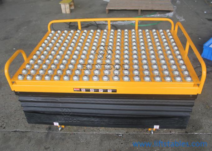 Rolling Ball Stationary Lift Table 300kg 350kg With Integrated Pop Up Ball Transfer Table 1