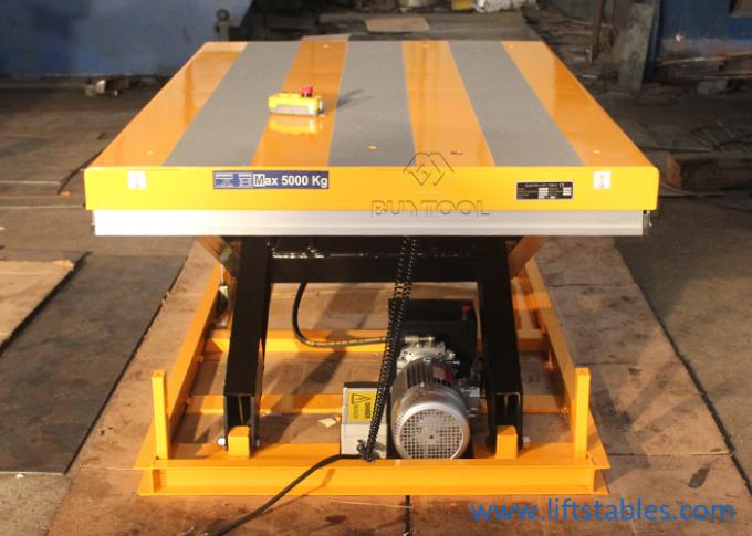 Portable Low Profile Electric Hydraulic Scissor Lift Table 800kg Wireless Remote Control Lifting 1