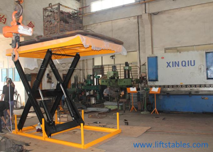 1500 Kg 10000 Lb Stationary Scissor Lift Table Forklift Truck Hydraulic Lifter Dock 1