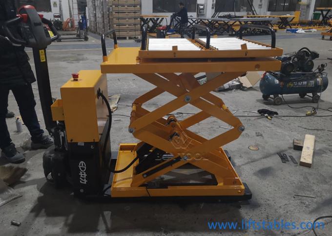 Heavy Duty Fully Electric Pallet Stacker Truck 500kg 2