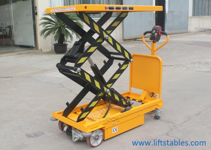 500kg 700 Kg 60 X 60 Self Propelled Mobile Lift Tables Hydraulic  Electric 2
