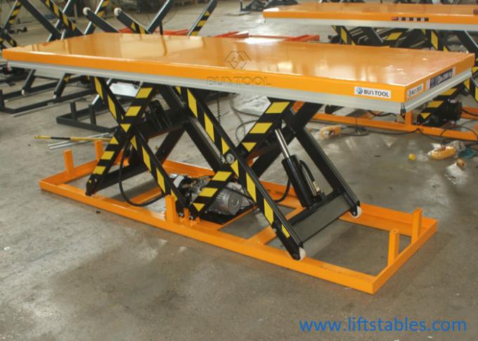 Heavy Duty Large Stationary Hydraulic Scissor Lift Table 500kg 1000 Lbs 1