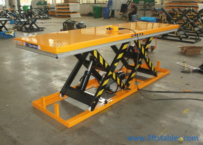 Heavy Duty Large Stationary Hydraulic Scissor Lift Table 500kg 1000 Lbs 0
