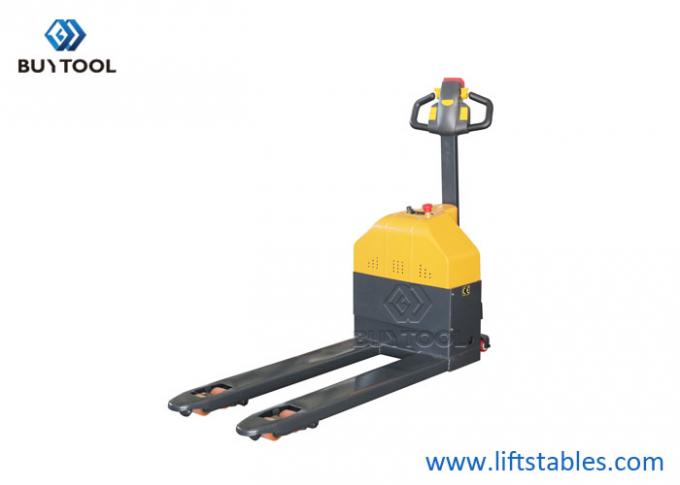 Hand Alloy Steel Motorized Pallet Truck With 1.5 Ton Capacity 0