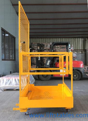 Alloy Steel Q235 Buildings Fold Down Forklift Maintenance Platform 300kg 1