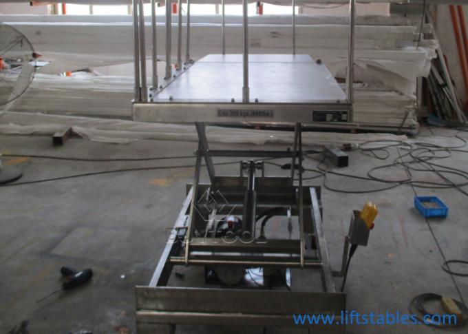 Hydraulic Electric Stationary Lift Table Stainless Steel Scissor Lifting Platform 0
