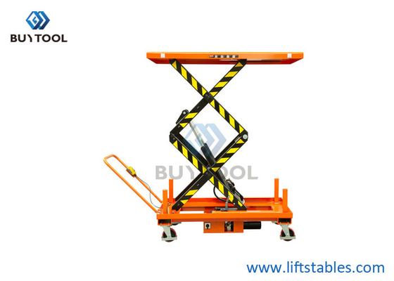 Q345B Mobile Scissor Lift Platform Table 2000mm 1000kg