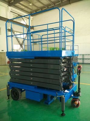 Building Upright Hydraulic Aerial Work Platform Lifter 125 Kg 450kg 10M Auxiliary Equipments
