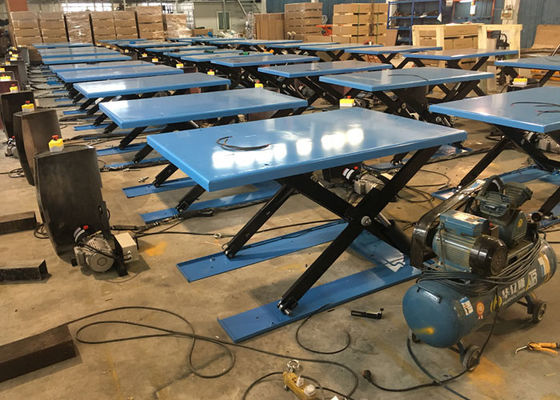 Low Profile Electric Lift Table Pallet Jack Loading Hydraulic For Warehouse