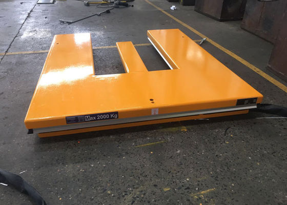 Pallet Hydraulic Lift Table Low Profile Lifting Device 2000kg