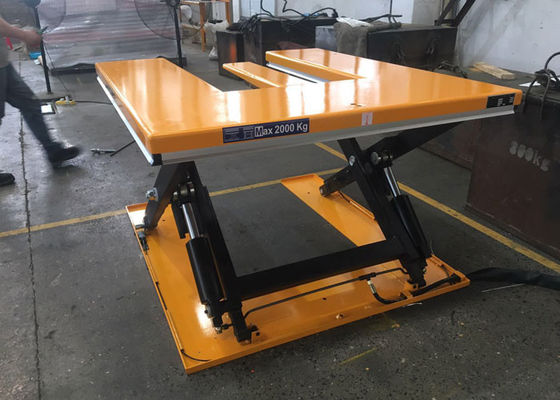 Pallet Hydraulic Lift Table Low Profile Lifting Device 2000kg