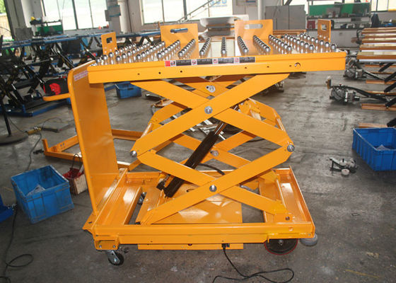 500kg 1102lbs Roller Lift Table Roller Ball Lift Table Mobile Scissor Lift Electric Trucks