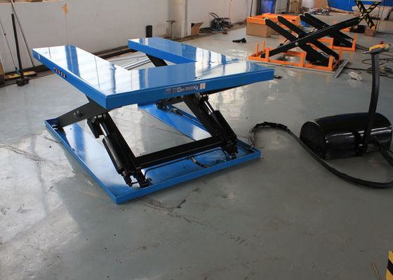 U Shaped Low Profile Lift Tables 2000kg 1 Ton 6600lbs Capacity