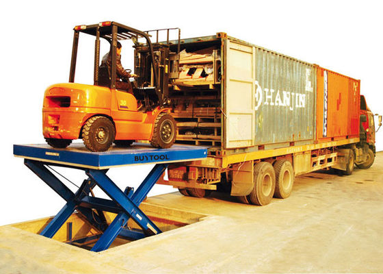 Loading Dock Lift Table Platform Leveler For Forklift Truck 5000kg Capacity