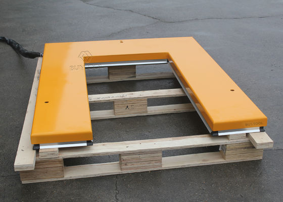 U Shaped Static Electric Lift Table 1 Tonne Pallet Scissor Lift Platforms Low Profile