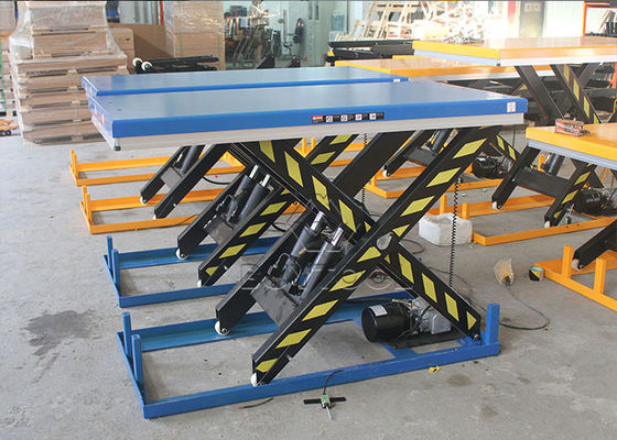 Q345B Electric Stationary Lift Table 2T Electric Scissor Lift Cart