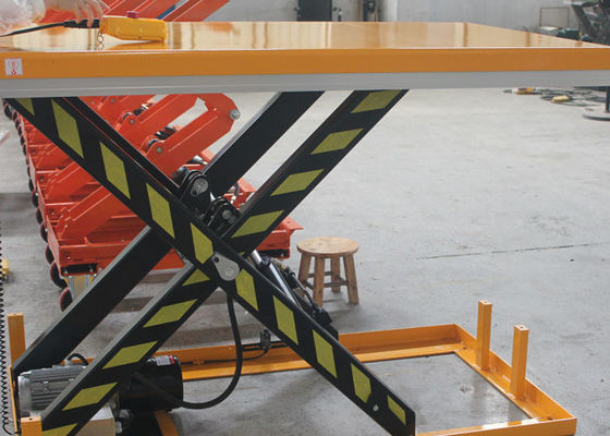 2.2kw Stationary Scissor Electric Lift Tables Hydraulic 2000×850MM Ce Approved