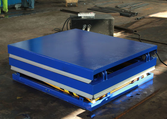 1300x850mm Warehouse Stationary Lift Table With Tilt Cargo Lifting