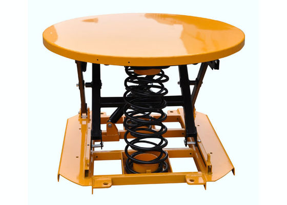 Hydraulic Electric Rotating Pallet Lift Table 12000 Lb 2 Ton