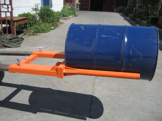 Electric Hydraulic Fork Mounted Drum Handling Equipments Barrel Hoist Clamp 300kg