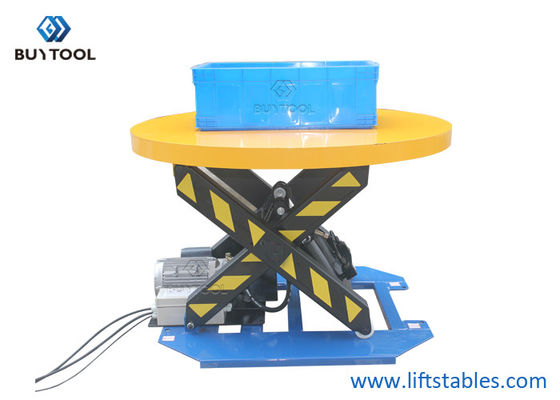 Manual Shrink Wrap Turntable For Wrapping Pallet Wrapper Safety Adjustable 2200lbs
