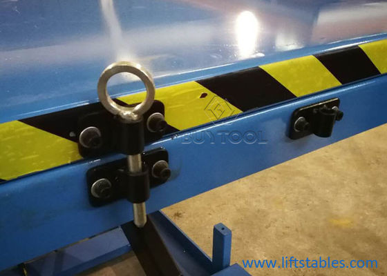 Small Manual Lift Table Single Scissor Low Profile Rotary Hydraulic Foot Pump Lift Table 2350x1300mm