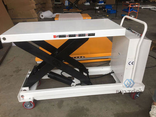 Hydraulic Mobile Electric Lift Table 750kg 1653lbs Capacity   916x610mm