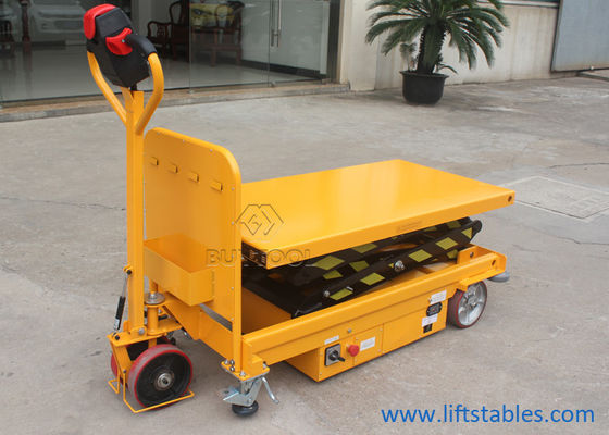 500kg 700 Kg 60 X 60 Self Propelled Mobile Lift Tables Hydraulic  Electric