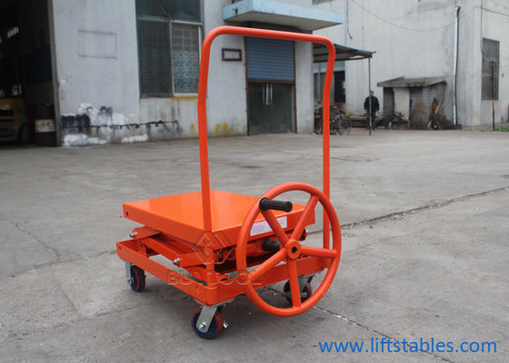 Triple Scissor Mobile Hydraulic Lift Table 770-Lb Capacity