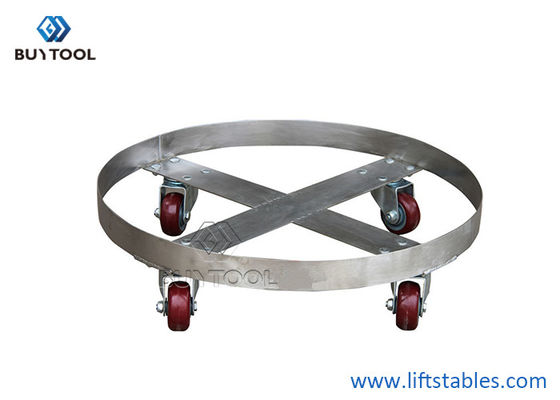 Manual Oil Drum Handling Equipments Stainless Steel Barrel Lifting Equipment Trolley