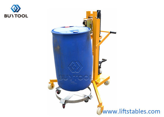 Manual Oil Drum Handling Equipments Stainless Steel Barrel Lifting Equipment Trolley