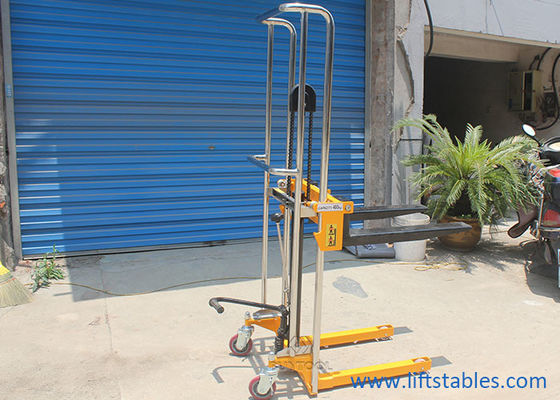 Manual Hydraulic Pallet Stacker PJ4150a 400kg Capacity Light Weight Economic