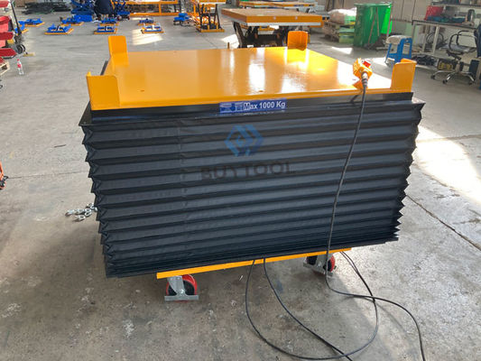 Light Duty Industrial Hydraulic Electric Lift Table Small 500kg Capacity 800x750mm