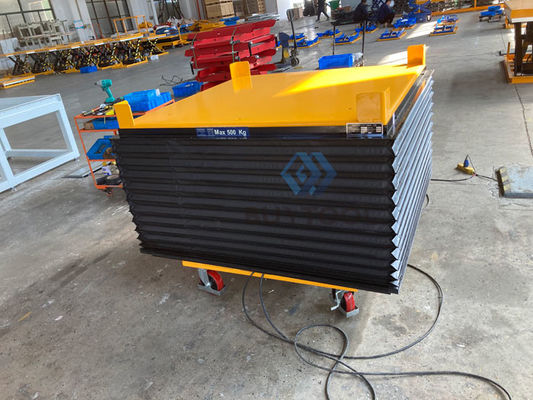 Light Duty Industrial Hydraulic Electric Lift Table Small 500kg Capacity 800x750mm