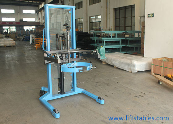 Mobile Manual Hydraulic Drum Stacker Lift 450kg Oil Drum